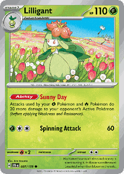 Lilligant Pokémon TCG card art