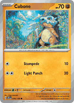 Cubone card art