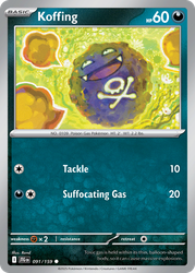 Koffing Journey Together card
