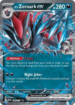 N's Zoroark ex 98, Journey Together