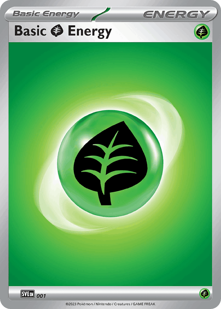 Basic Grass Energy #1 from Scarlet & Violet Energies - Common