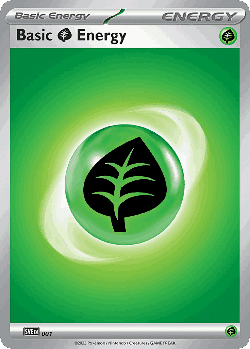 Basic Grass Energy Pokémon TCG card art