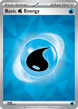 Basic Water Energy Pokémon TCG card art