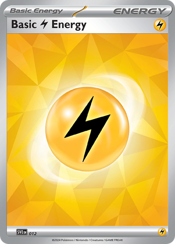 Basic Lightning Energy #12 from Scarlet & Violet Energies