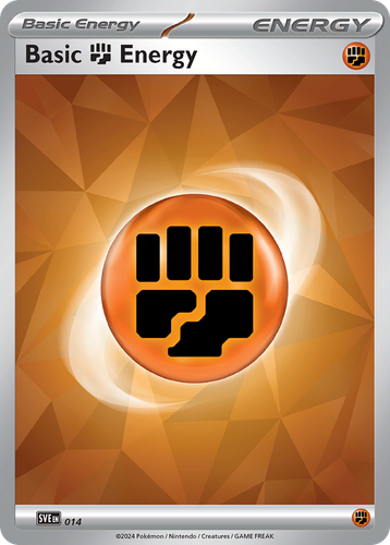 Basic Fighting Energy #14 from Scarlet & Violet Energies