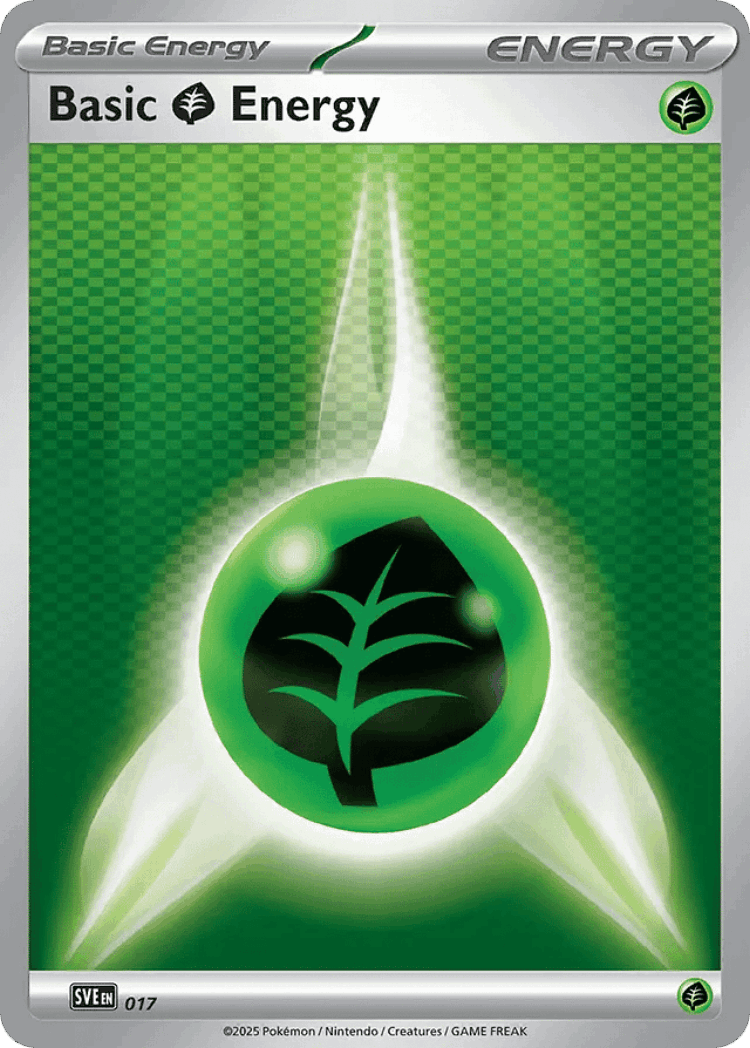 Basic Grass Energy #17 from Scarlet & Violet Energies