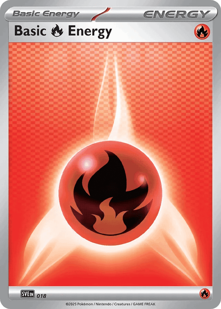 Basic Fire Energy #18 from Scarlet & Violet Energies