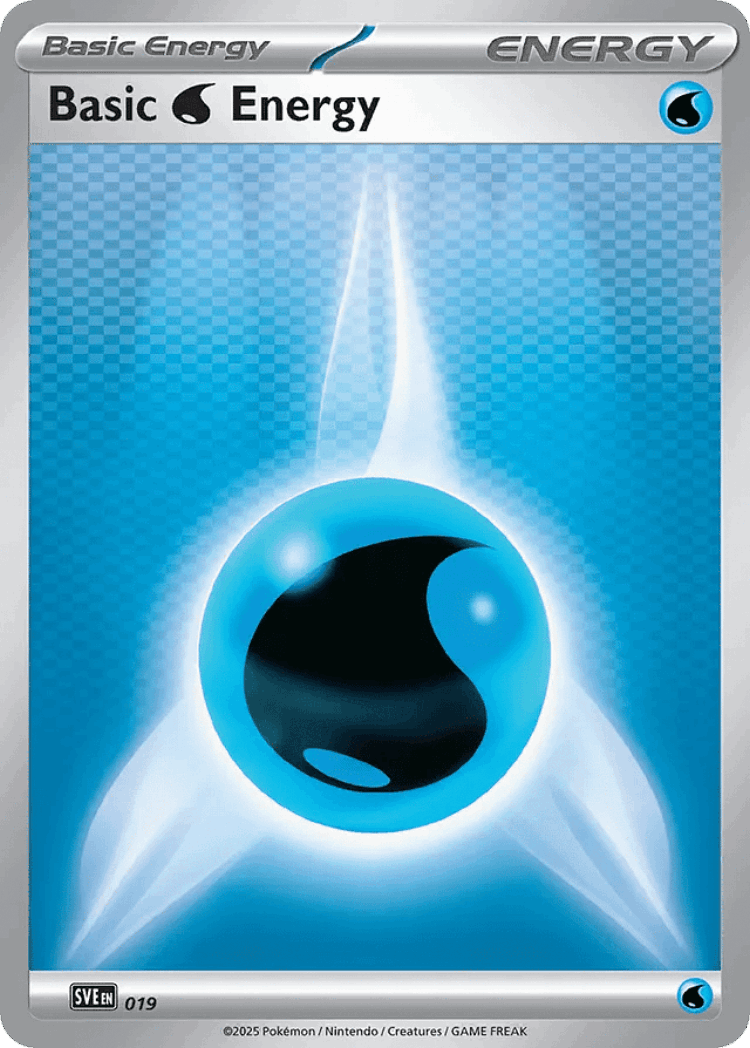 Basic Water Energy #19 from Scarlet & Violet Energies