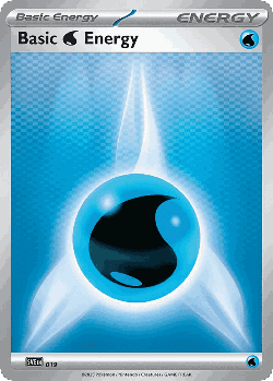 Basic Water Energy Pokémon TCG card art
