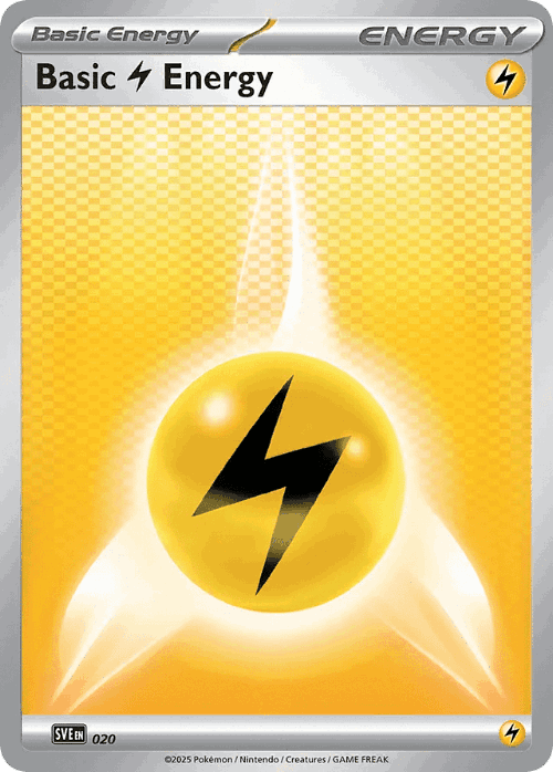 Basic Lightning Energy Pokémon TCG card art