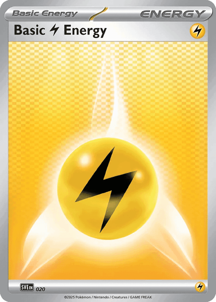 Basic Lightning Energy #20 from Scarlet & Violet Energies
