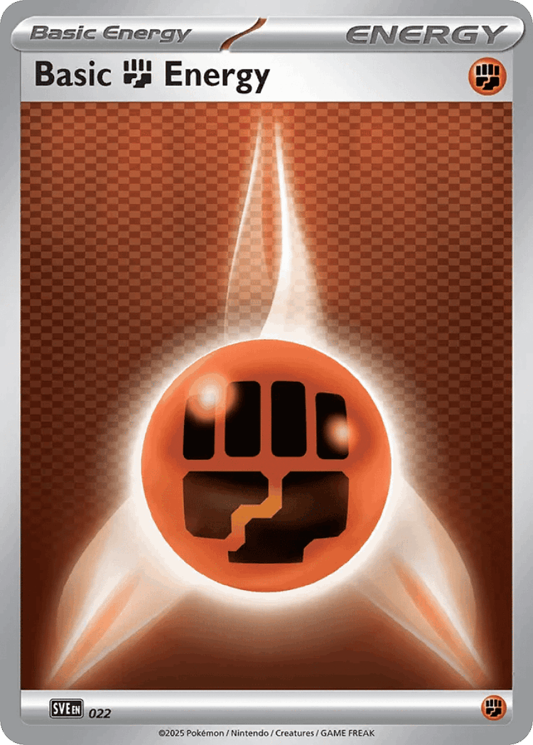 Basic Fighting Energy #22 from Scarlet & Violet Energies