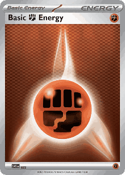 Basic Fighting Energy Pokémon TCG card art