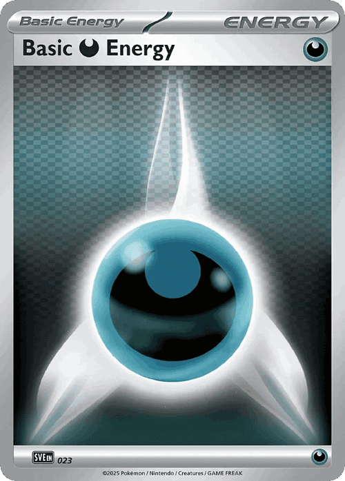 Basic Darkness Energy Pokémon TCG card art
