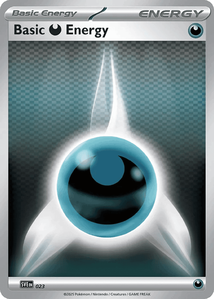 Basic Darkness Energy #23 from Scarlet & Violet Energies