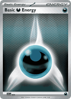 Basic Darkness Energy Pokémon TCG card art