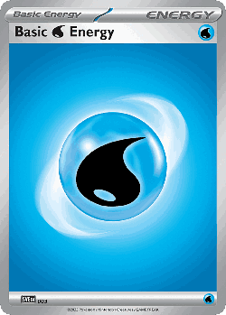 Basic Water Energy Pokémon TCG card art