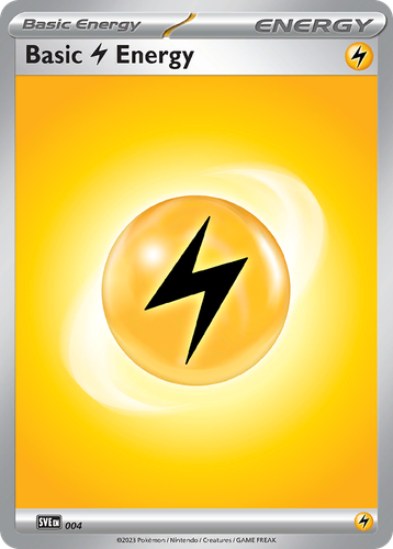 Basic Lightning Energy #4 from Scarlet & Violet Energies - Common