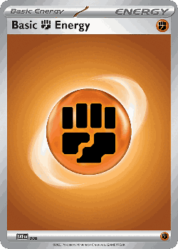 Basic Fighting Energy Pokémon TCG card art