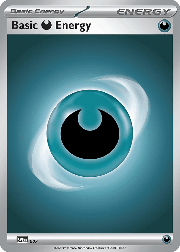 Basic Darkness Energy #7 from Scarlet & Violet Energies - Common