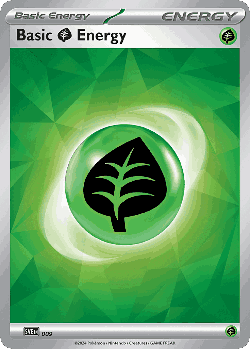Basic Grass Energy Pokémon TCG card art
