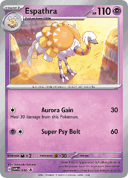 Espathra Pokémon TCG card art