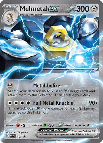 Melmetal ex 104, Scarlet & Violet Black Star Promos