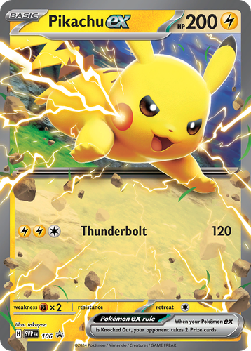 Pikachu ex 106, Scarlet & Violet Black Star Promos
