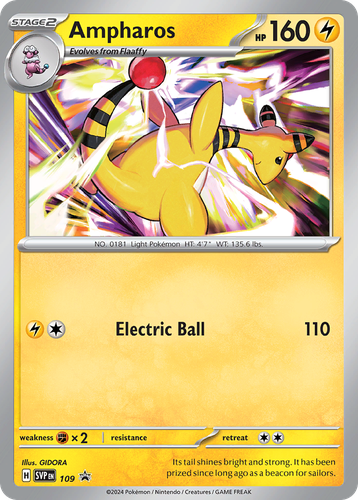Ampharos 109, Scarlet & Violet Black Star Promos