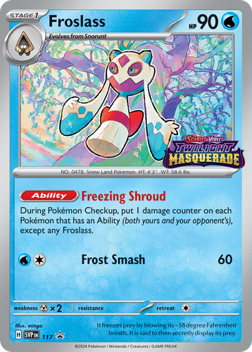 Froslass 117, Scarlet & Violet Black Star Promos