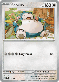 Snorlax 122, Scarlet & Violet Black Star Promos