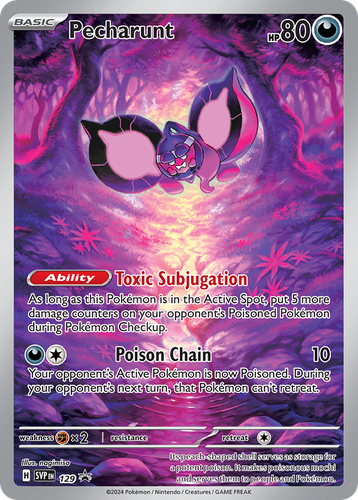 Pecharunt 129, Scarlet & Violet Black Star Promos