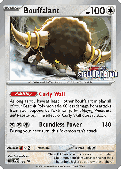 Bouffalant 136, Scarlet & Violet Black Star Promos