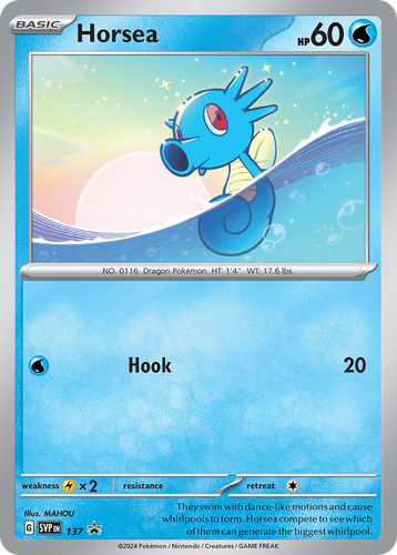Horsea 137, Scarlet & Violet Black Star Promos