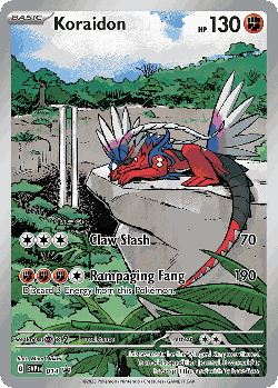 Koraidon Pokémon TCG card art