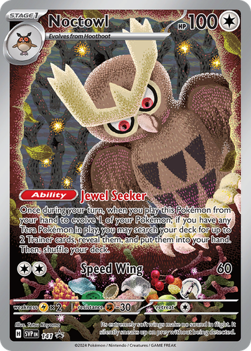 Noctowl 141, Scarlet & Violet Black Star Promos