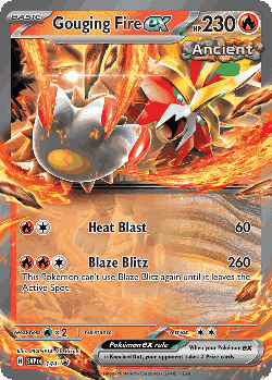 Gouging Fire ex 144, Scarlet & Violet Black Star Promos