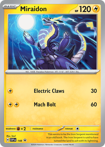 Miraidon 148, Scarlet & Violet Black Star Promos