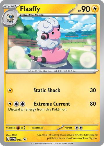 Flaaffy #15 from Scarlet & Violet Black Star Promos - Promo - Illustrated by 0313