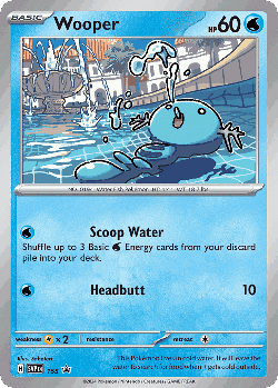 Wooper 155, Scarlet & Violet Black Star Promos