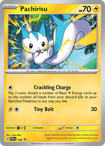 Pachirisu 158, Scarlet & Violet Black Star Promos