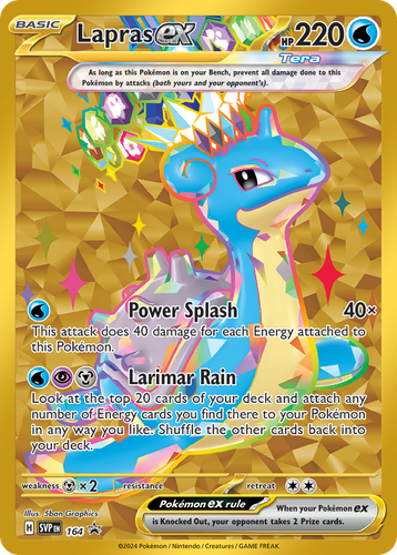 Lapras ex 164, Scarlet & Violet Black Star Promos