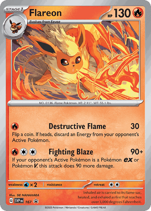 Flareon 167, Scarlet & Violet Black Star Promos