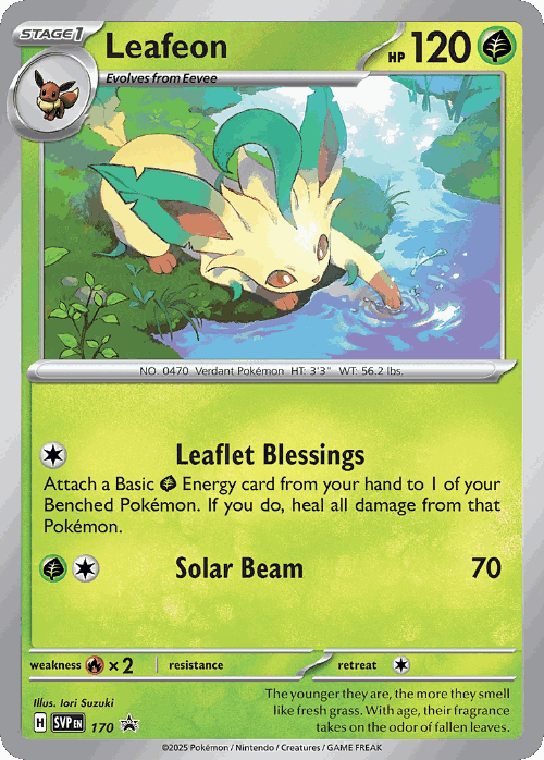 Leafeon 170, Scarlet & Violet Black Star Promos