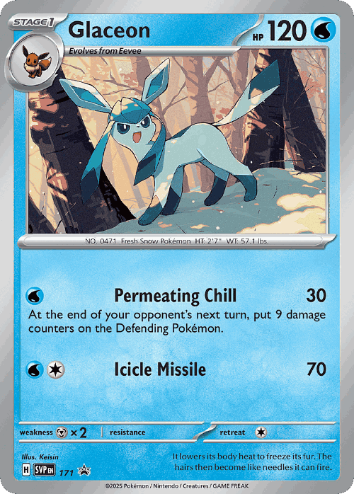 Glaceon 171, Scarlet & Violet Black Star Promos