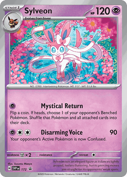 Sylveon 172, Scarlet & Violet Black Star Promos