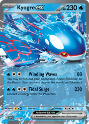 Kyogre ex Scarlet & Violet Promos card
