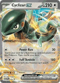Cyclizar ex Pokémon TCG card art
