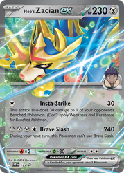 Hop's Zacian ex Scarlet & Violet Promos card