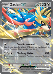 Zacian ex 198, Scarlet & Violet Black Star Promos